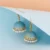 beautiful dazzling sky blue earrings perfect for summer party college stylel earrings beach party aqua color handmade bollywood style party wear drop earrings best prices new collection