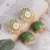 handmade jaipur kundan mina earrings green golden ehnic Indian Jewelry bollywood style fashion earring perfect gift for her