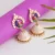 jaipur minakari beautiful earrings peacock bird beautiful off white cream color perfect gift ethnic wear Indian Pakistani Perfect Gift for her festival royal stylish bollywood classy traditional